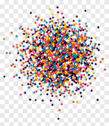 Colorful Sprinkles PNG