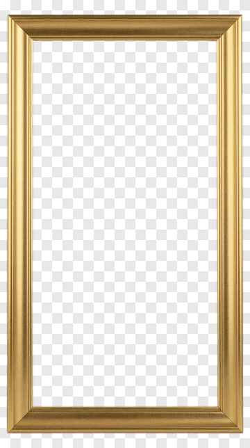 Gold Picture Frame PNG
