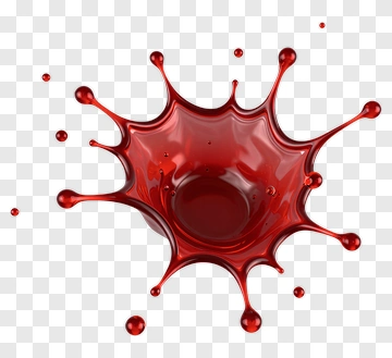 Red Liquid Splash PNG