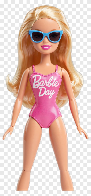 Barbie Doll Celebrating Barbie Day PNG