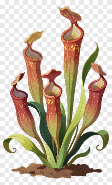 Colorful Pitcher Plant PNG