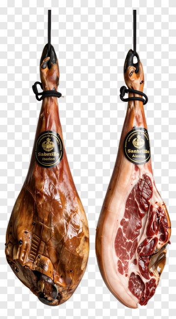 Iberico And Alonzo Jamon Hanging PNG