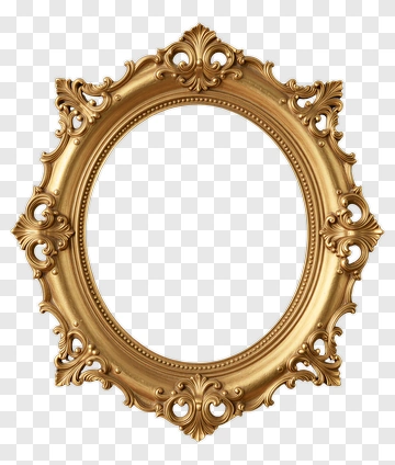 Vintage Gold Frame PNG