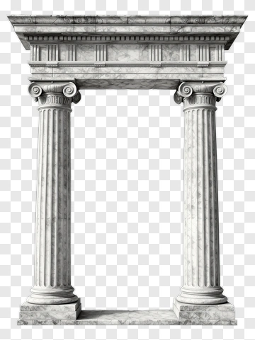 Marble Archway With Columns PNG