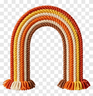 Colorful Rope Rainbow PNG