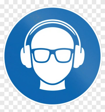 Person Wearing Headphones And Glasses PNG