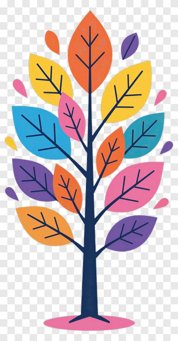 Colorful Tree PNG