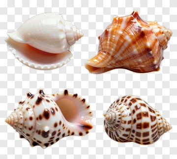 Collection Of Seashells PNG