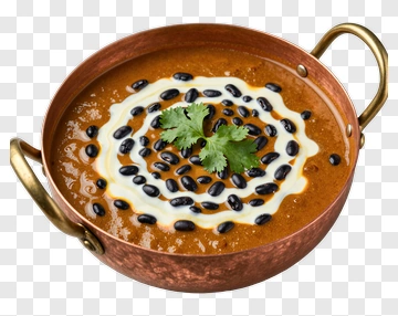 Delicious Bowl Of Soup With Cream And Cilantro PNG