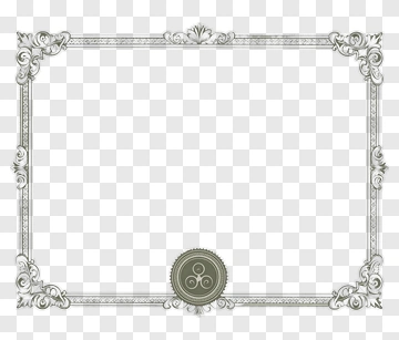 Elegant Vintage Decorative Frame PNG
