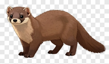 Cartoon Marten PNG