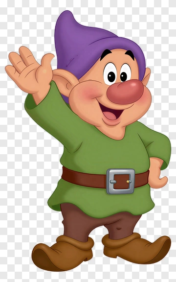Cartoon Gnome Waving Hello PNG