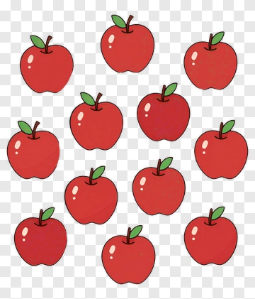Red Apples Arrangement PNG