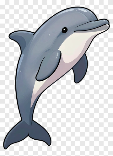 Cartoon Dolphin PNG