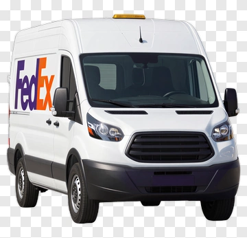 Fedex Delivery Van PNG