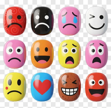 Collection Of Cartoon Emoji Faces PNG