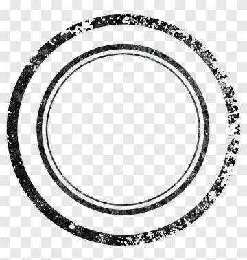 Grunge Circular Frame PNG