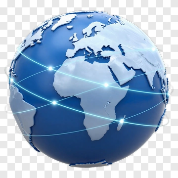 Global Network Illustration PNG
