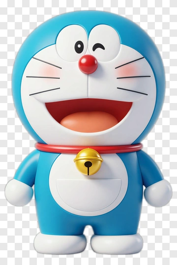 Cartoon Cat Character With A Bell PNG