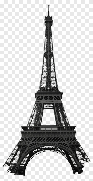 Eiffel Tower Silhouette PNG