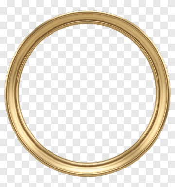 Gold Picture Frame PNG