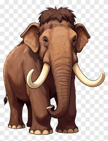 Cartoon Mammoth PNG