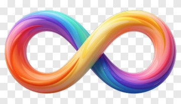 Colorful Infinity Symbol PNG
