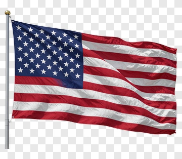 United States Flag Waving PNG