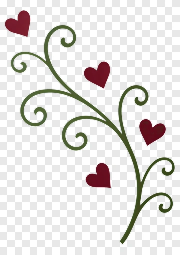 Heart Vine Decoration PNG