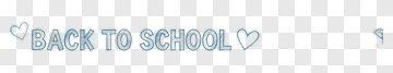 Back To School Text Decoration PNG
