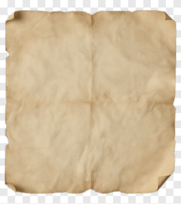 Aged Paper Scroll PNG