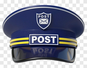 Postal Worker Hat PNG