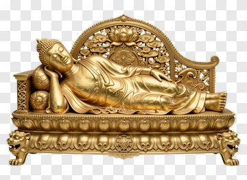 Reclining Buddha Statue PNG