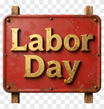 Labor Day Sign PNG