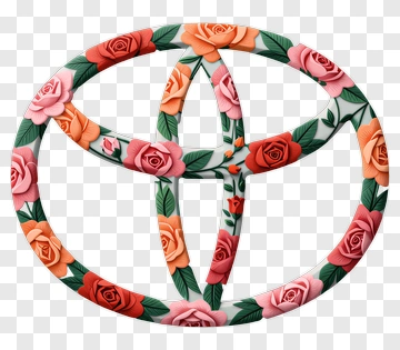 Floral Toyota Logo PNG