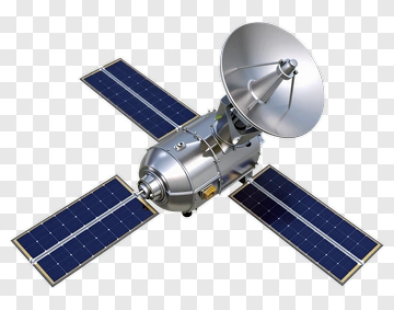 Satellite With Solar Panels PNG