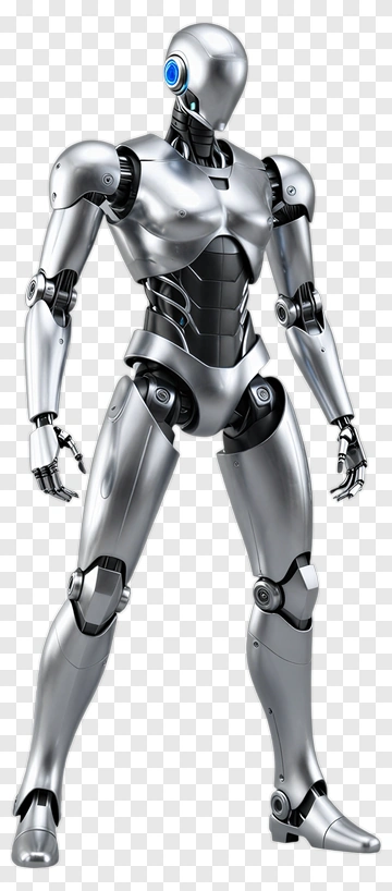 3D Robot With Mechanical Design PNG