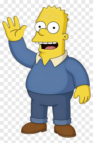 Cartoon Boy Waving PNG