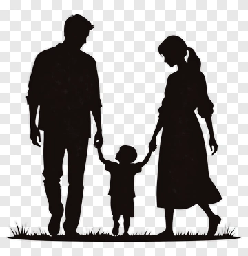 Family Holding Hands PNG