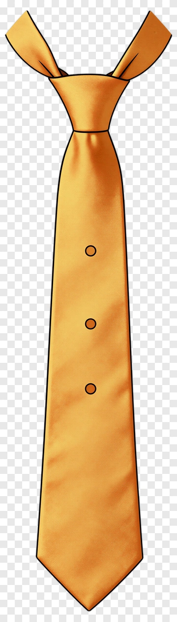 Orange Tie PNG