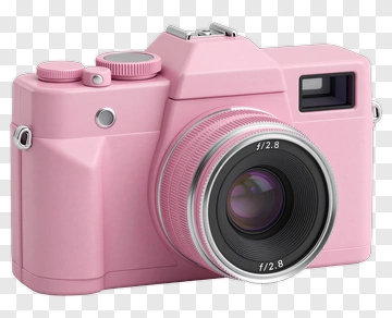 Pink Camera PNG