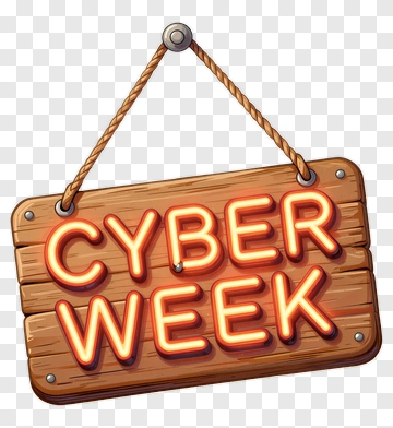 Cyber Week Sign PNG