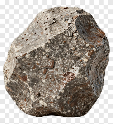3D Rock With Natural Texture PNG
