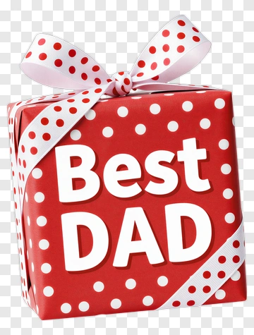 Best Dad Gift Box PNG