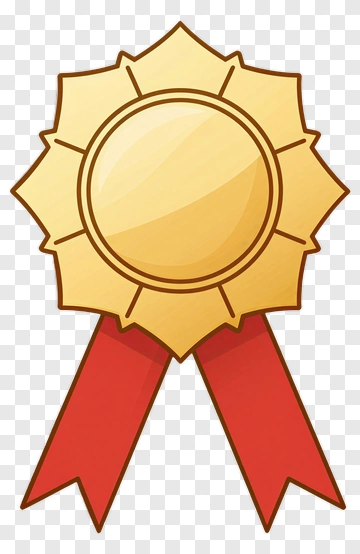Gold Award Ribbon PNG