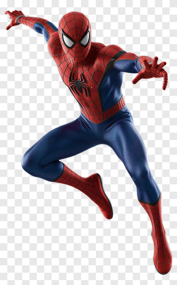 Spider-Man In Action Pose PNG