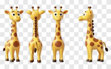 Cartoon Giraffe PNG