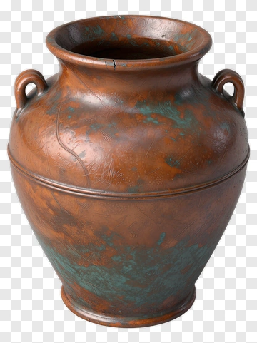 Antique Copper Pot PNG