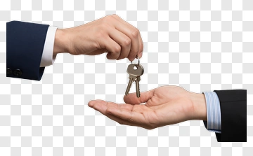 Hands Exchanging Keys PNG