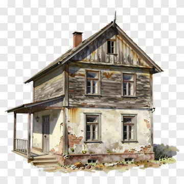 Old Wooden House PNG